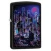 Zippo Cyberpunk Lighter Black Matte 1 Zippo Cyberpunk Lighter Black Matte -Camp Furnish Sales Store Z60005348 Zippo Cyberpunk Lighter Black Matte 01