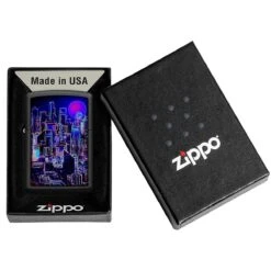 Zippo Cyberpunk Lighter Black Matte 7 Zippo Cyberpunk Lighter Black Matte -Camp Furnish Sales Store Z60005348 Zippo Cyberpunk Lighter Black Matte 03