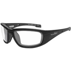 Wiley X WX Boss Glasses - Clear Lens / Gloss Black Frame