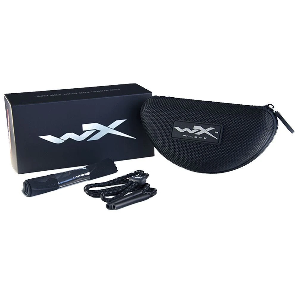 Wiley X WX Valor Glasses - Black Ops Smoke Grey Lens / Matte Black Frame 4 Wiley X WX Valor Glasses - Black Ops Smoke Grey Lens / Matte Black Frame - Image 2