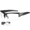 Wiley X WX Valor Glasses - Smoke Grey + Clear Lens / Matte Black Frame -Camp Furnish Sales Store chval07 wiley x wx valor smkgrey clear 1