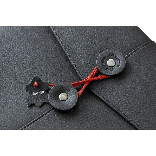 Civilian Manila 11 Leather Sleeve For MacBook Air 11" / Netbook Black 4 Civilian Manila 11 Leather Sleeve For MacBook Air 11" / Netbook Black - Image 2
