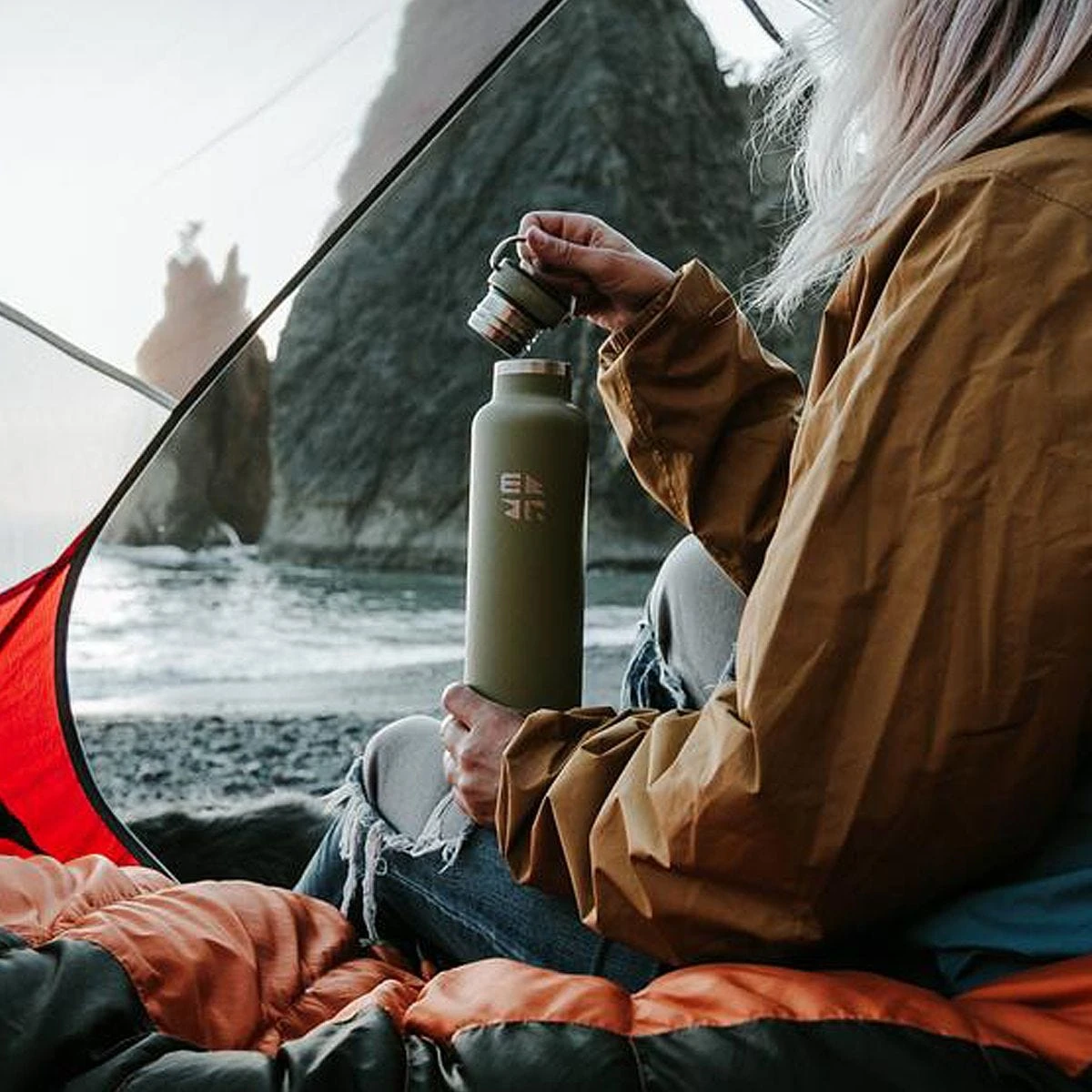 Earthwell Woodie Vacuum Bottle 650ml Pine / Sequoia Pine 7 Earthwell Woodie Vacuum Bottle 650ml Pine / Sequoia Pine - Image 5