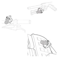 Hazard 4 NightCrawler Flashlight Mount Black -Camp Furnish Sales Store hazard4 nightcrawler black amaz 4