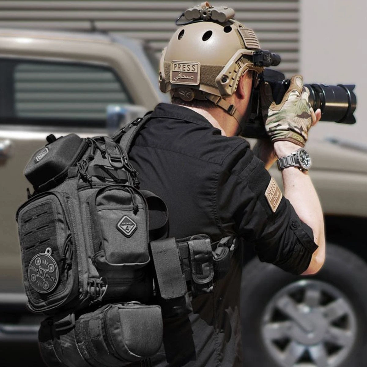 Hazard 4 Freelance Drone Edition Sling Pack Black 10 Hazard 4 Freelance Drone Edition Sling Pack Black - Image 8