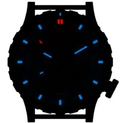 Hazard 4 Heavy Water Diver Titanium Tritium Watch Carbon Blue/Red 11 Hazard 4 Heavy Water Diver Titanium Tritium Watch Carbon Blue/Red -Camp Furnish Sales Store hazard 4 heavy water diver tritium watch bbrb 3