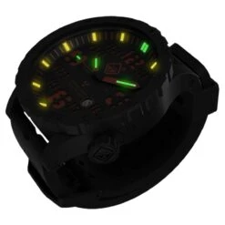 Hazard 4 Heavy Water Diver Titanium Tritium Watch Agent Orange Yellow/Green -Camp Furnish Sales Store hazard 4 hwd watch agent orange c yggg 0033