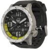 Hazard 4 Heavy Water Diver Titanium Tritium Watch Blacktie Yellow GMT Green/Yellow -Camp Furnish Sales Store hazard 4 hwd watch blacktie b yellow gmt ggyg 001