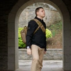 Hazard 4 Heavy Water Diver Titanium Tritium Watch Agent Orange Yellow/Green -Camp Furnish Sales Store hazard 4 hwd watch in use 002 12