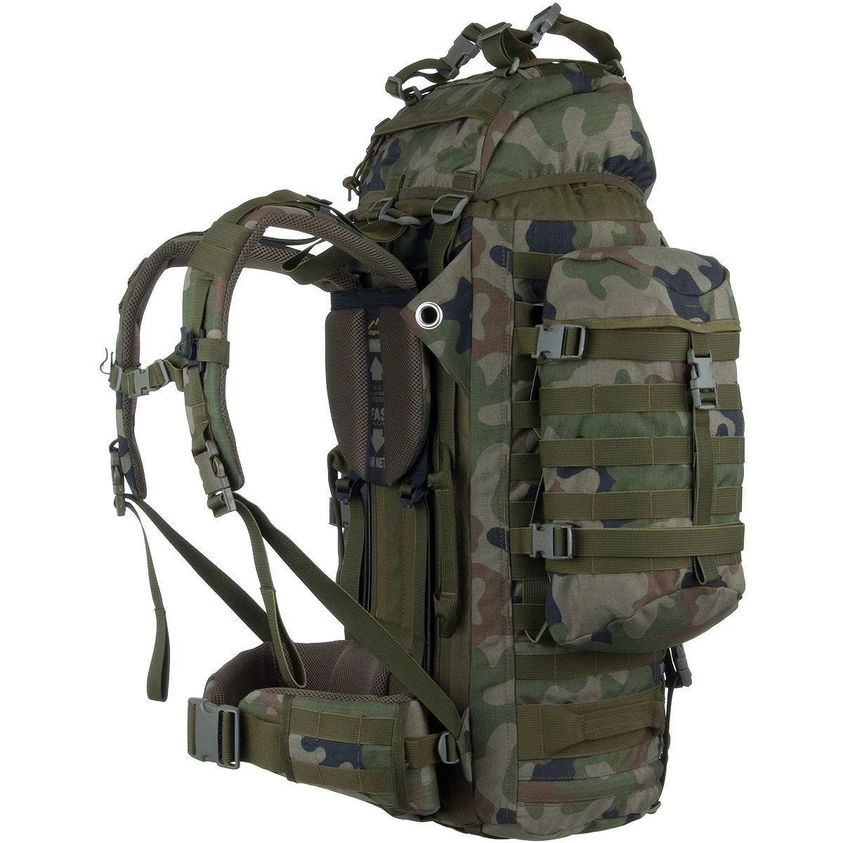 Wisport Wildcat 65L Rucksack PL Woodland 4 Wisport Wildcat 65L Rucksack PL Woodland - Image 2