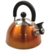 Highlander Deluxe Stainless Steel Whistling Kettle Orange -Camp Furnish Sales Store highlander 2l deluxe whistling kettle ORANGE 1X