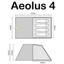 Best Seller -Camp Furnish Sales Store highlander aeolus 4 airpole tech tent Rock Grey ALL 2