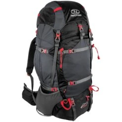 Highlander Ben Nevis 65L Rucksack Black
