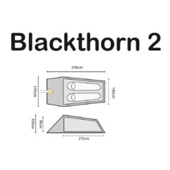 Highlander Blackthorn 2 Tent Hunter Green/Orange Trim -Camp Furnish Sales Store highlander blackthorn2 3
