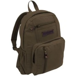 Highlander Salem Canvas 18L Backpack Brown