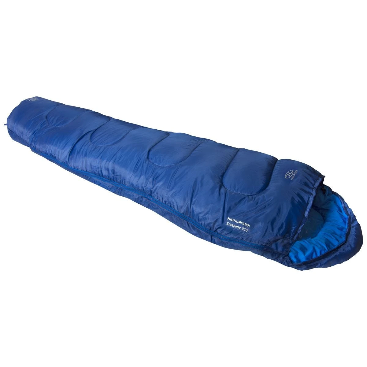Highlander Sleepline 350 Mummy Sleeping Bag Blue 3 Highlander Sleepline 350 Mummy Sleeping Bag Blue