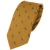 Jack Pyke Silk Tie Partridge Mustard -Camp Furnish Sales Store jack pyke silk tie partridge mustard 001