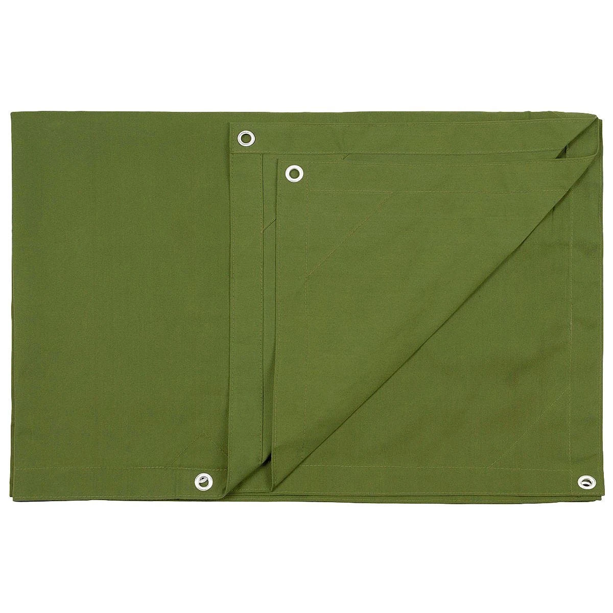 MFH Canvas Tarpaulin Metal Eyelets 244x305cm Olive 3 MFH Canvas Tarpaulin Metal Eyelets 244x305cm Olive