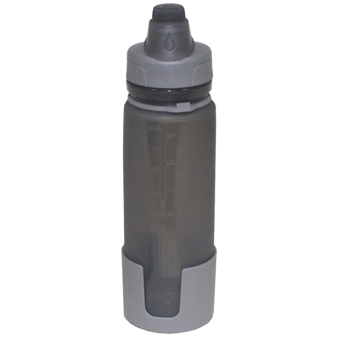 Fox Outdoor Foldable Drinking Bottle Grey 4 Fox Outdoor Foldable Drinking Bottle Grey - Image 2