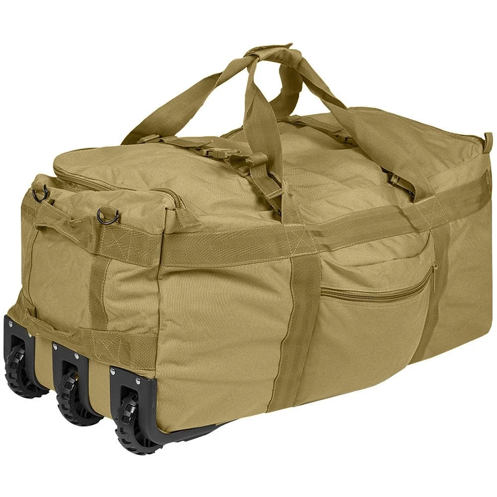 Mil-Tec Combat Carrying Duffel With Rolls Coyote 3 Mil-Tec Combat Carrying Duffel With Rolls Coyote