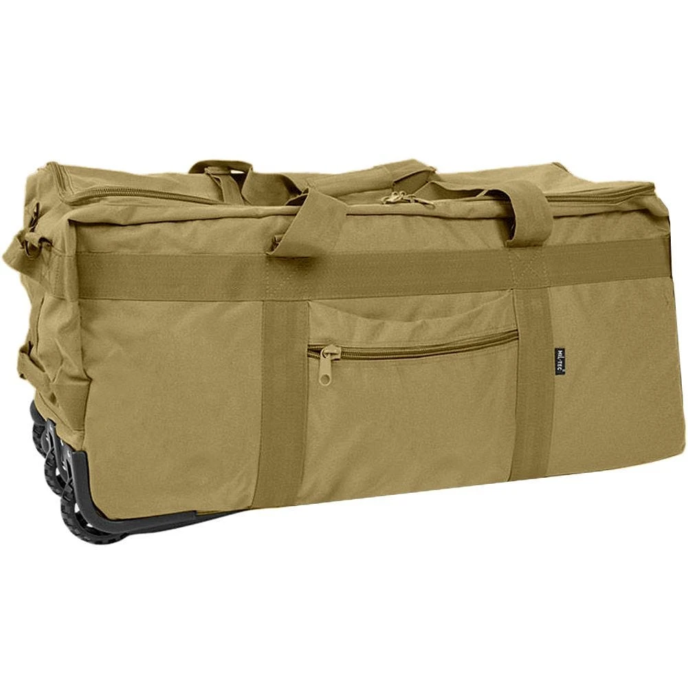 Mil-Tec Combat Carrying Duffel With Rolls Coyote 4 Mil-Tec Combat Carrying Duffel With Rolls Coyote - Image 2