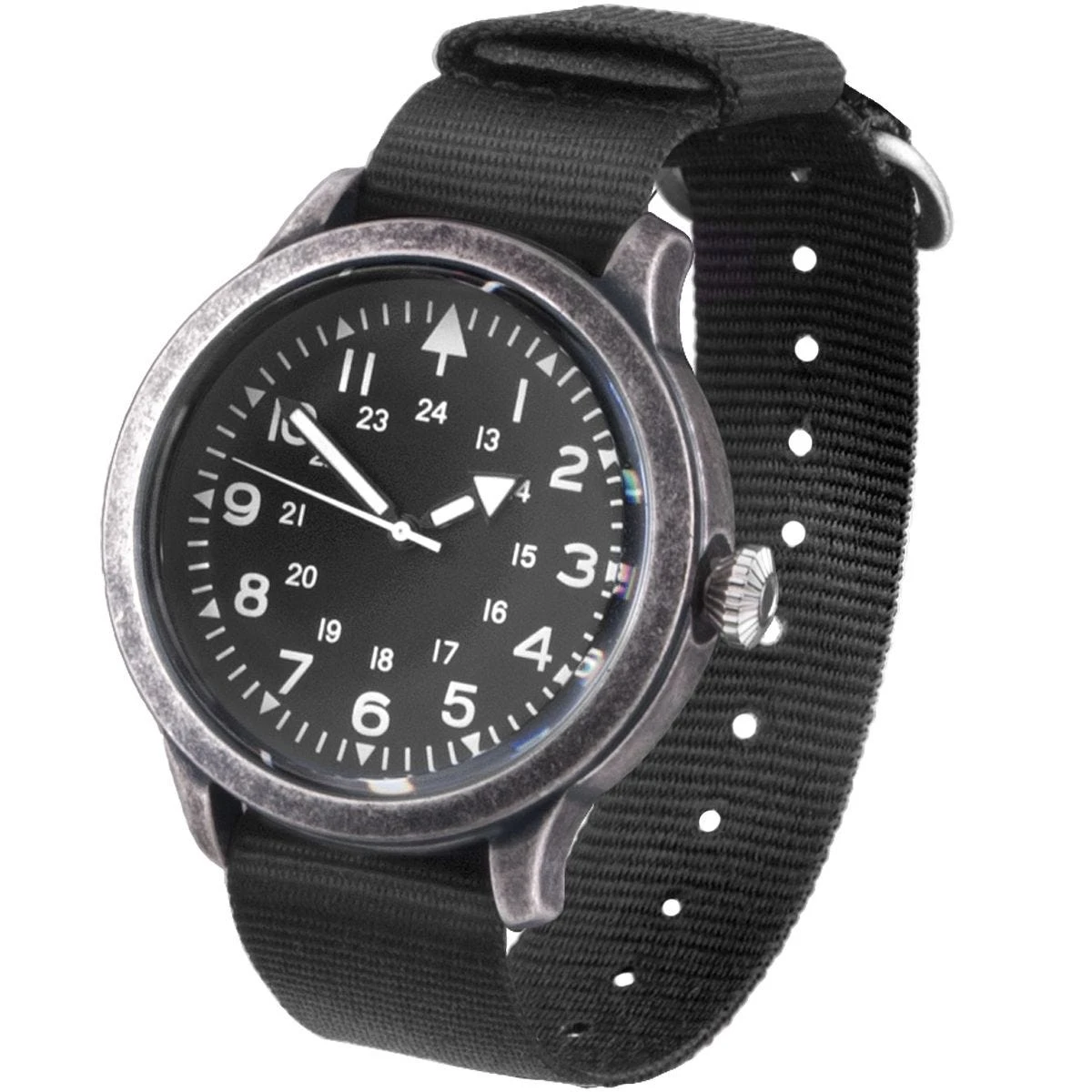 Mil-Tec British Style Army Watch Stainless Steel Dull 3 Mil-Tec British Style Army Watch Stainless Steel Dull