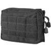 Mil-Tec MOLLE Belt Pouch Small Black -Camp Furnish Sales Store mil tec molle belt pouch black 1 1