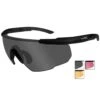 Wiley X Saber Advanced - Smoke Grey + Light Rust + Vermillion Lens / Matte Black -Camp Furnish Sales Store wileyX SABERadv 309 1C