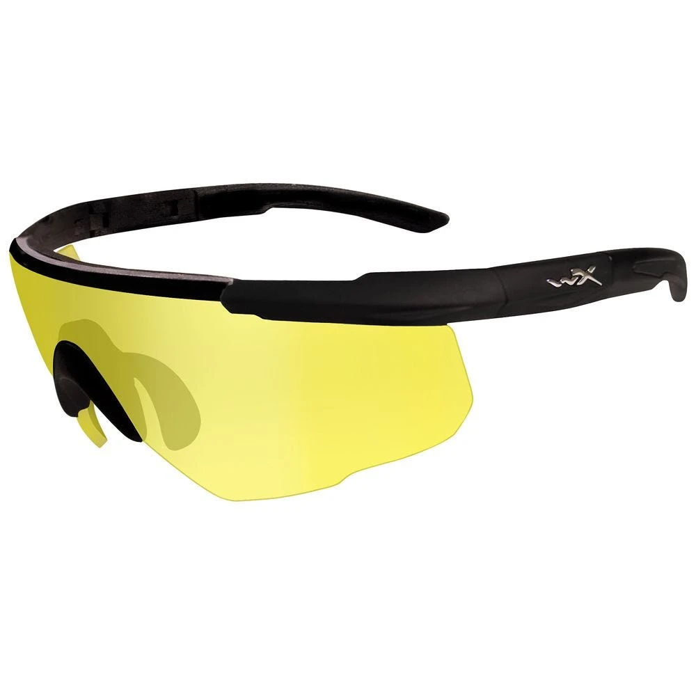 Wiley X Saber Advanced Glasses - Pale Yellow Lens / Matte Black Frame 3 Wiley X Saber Advanced Glasses - Pale Yellow Lens / Matte Black Frame