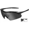 Wiley X WX Vapor Glasses - Smoke Grey + Clear Lens / Matte Black Frame -Camp Furnish Sales Store wileyX WX VAPOR 3501 ALL 1