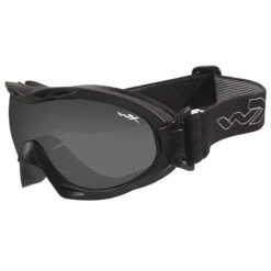Wiley X Nerve Goggles - Smoke Grey + Clear Lens / Matte Black Frame