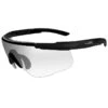 Wiley X Saber Advanced Glasses - Clear Lens / Matte Black Frame -Camp Furnish Sales Store wileyx saber adv clear amaz 1