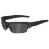 Wiley X WX Valor Glasses - Black Ops Smoke Grey Lens / Matte Black Frame -Camp Furnish Sales Store wileyx wx valor black amaz 1