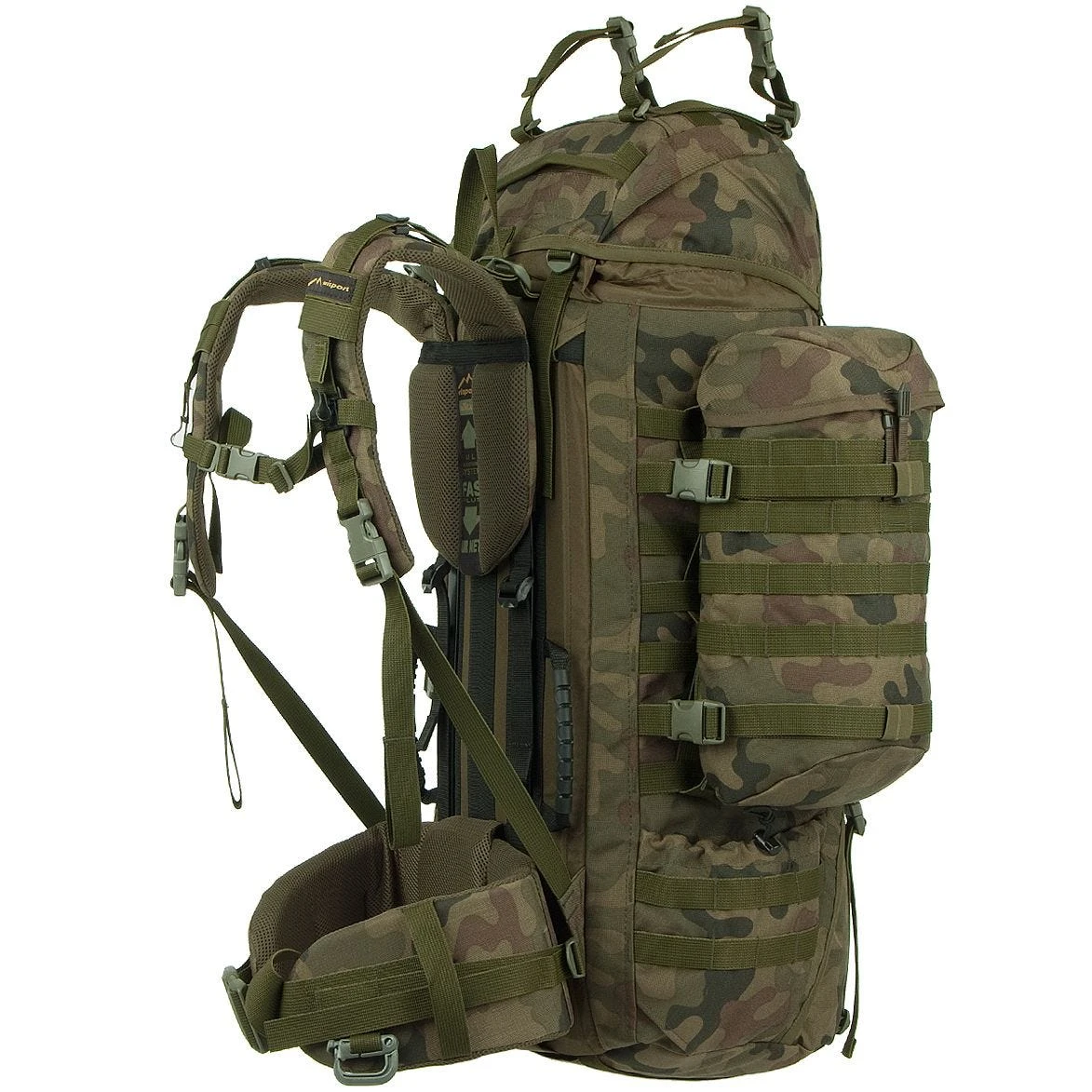 Wisport Raccoon 65L Rucksack PL Woodland 4 Wisport Raccoon 65L Rucksack PL Woodland - Image 2