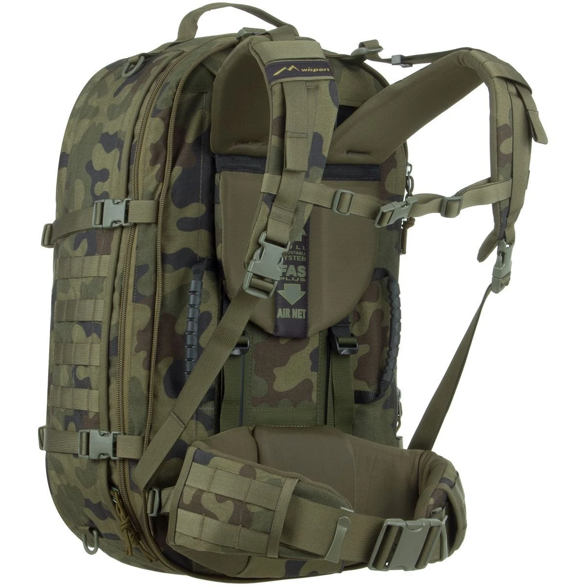 Wisport Crossfire Shoulder Bag And Rucksack PL Woodland - Image 2