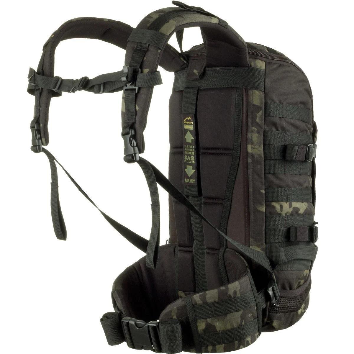Wisport ZipperFox 25L Rucksack MultiCam Black 4 Wisport ZipperFox 25L Rucksack MultiCam Black - Image 2