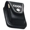 Zippo Lighter Pouch With Loop Black -Camp Furnish Sales Store zippo pouch black 1x